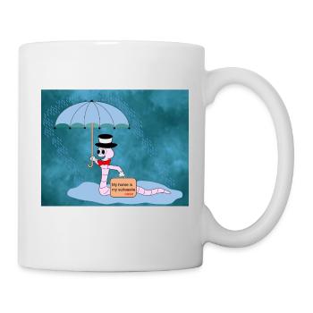 Homeless Worm - Tasse - Weiß - Rechts
