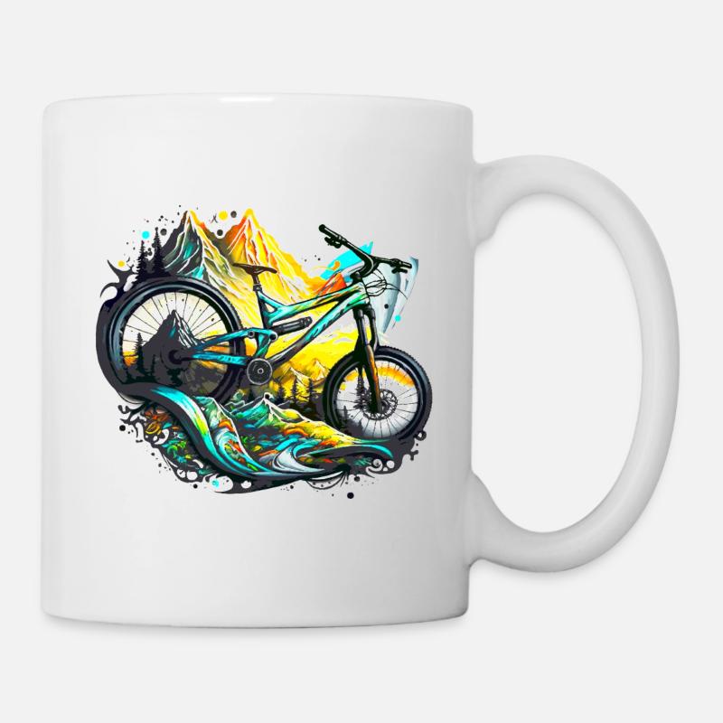 VTT - Mug blanc - blanc