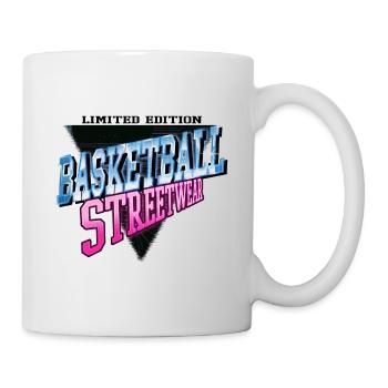 Basketball Player Sport Font Vintage Retro - Mug - white - Right