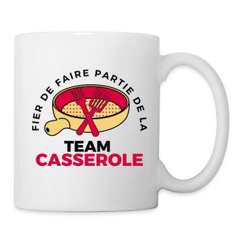 TEAM CASSEROLE - Mug blanc - blanc - Droite