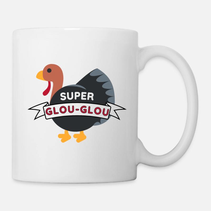 Super Glou-glou - Mug blanc - blanc