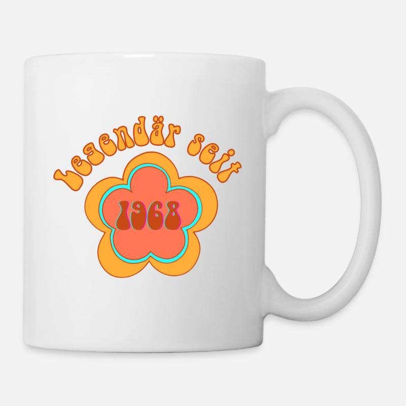 Legendär Seit 1968 Geboren Geburtstag - Tasse - Weiß