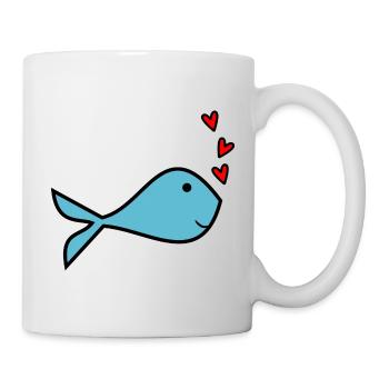MAMA. MUTTERTAG. SCHÖNEN MUTTERTAG. ICH LIEBE DICH - Tasse - Weiß - Rechts