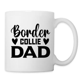 Border Collie Dad - Tasse - Weiß - Rechts