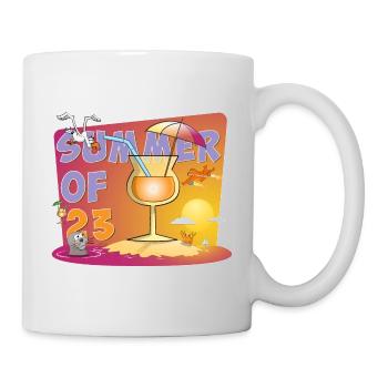 The colorful and cheerful summer of 2023 - Mug - white - Right