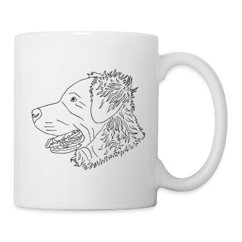 Golden Retriever - Tasse - Weiß - Rechts