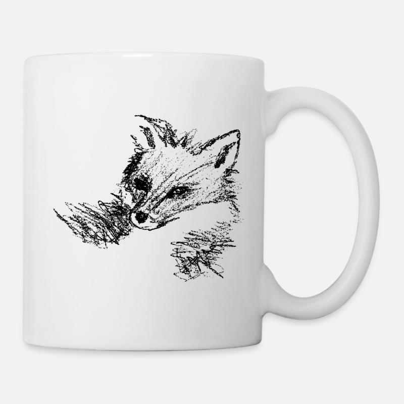 Fuchs - Tasse - Weiß