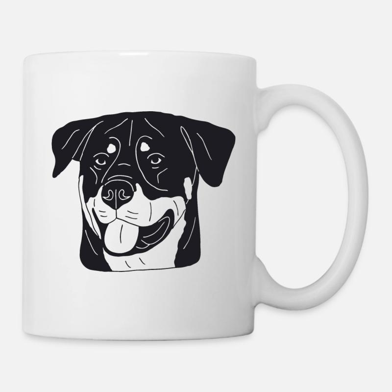 Rottweiler - Tasse - Weiß