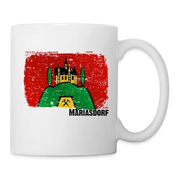 the market town of Mariasdorf in southern Burgenland - Mug - white - Right