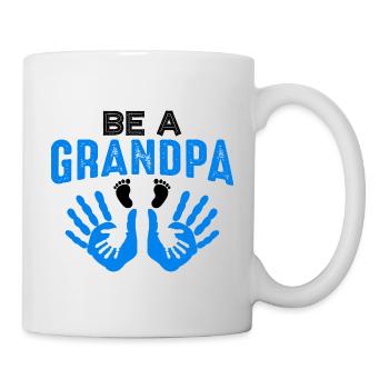 Papy en devenir, je vais enfin être grand-père - Mug blanc - blanc - Droite