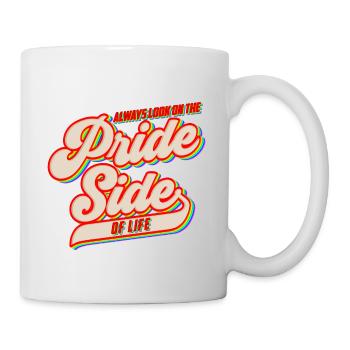 Toujours regarder du côté de la fierté - LGBT - Mug blanc - blanc - Droite