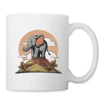 The Elephantine King - Mug - white - Right