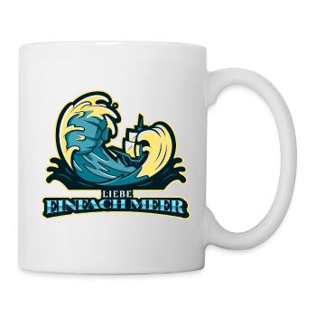 EINFACH MEER LIEBE - Tasse - Weiß - Rechts