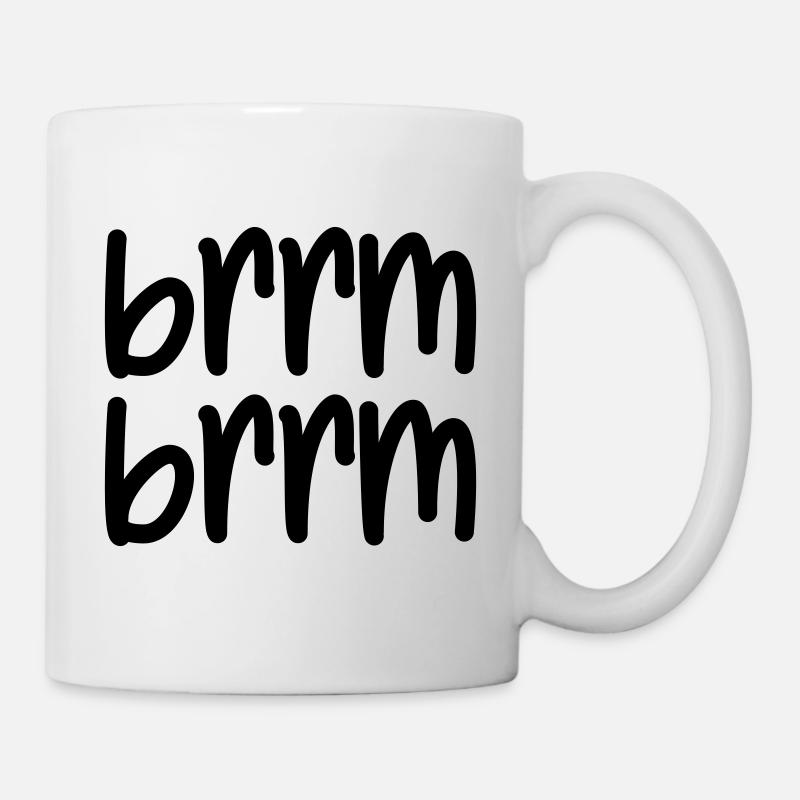 brrm brrm - Tasse - Weiß