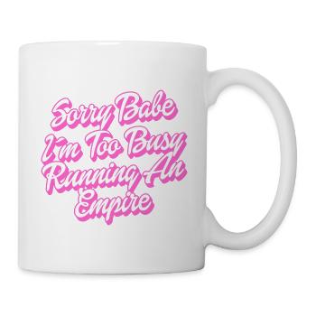 Busy Empire Runner | Couleurs changeantes - Mug blanc - blanc - Droite