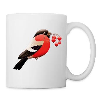 Vogel - Tasse - Weiß - Rechts