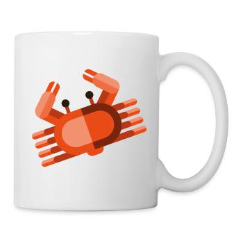 Meerestiere - Tasse - Weiß - Rechts