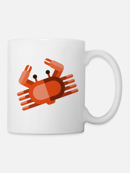 Meerestiere - Tasse - Weiß