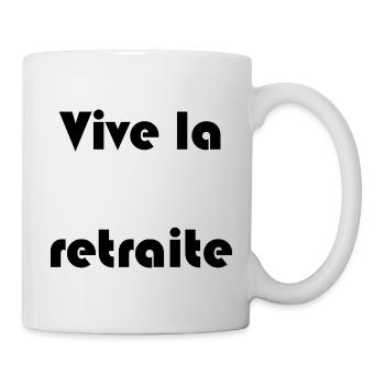 RUHESTAND. RUHESTAND. PENSIONIERT. RUHESTAND - Tasse - Weiß - Rechts