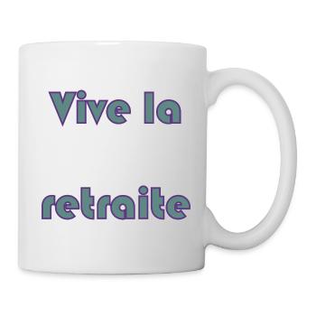 RUHESTAND. RUHESTAND. PENSIONIERT. RUHESTAND - Tasse - Weiß - Rechts