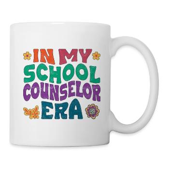 In my school counselor era - Mug - white - Right