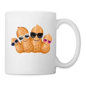 Nuts,Nut,Family,Family,Peanuts,Peanut - Mug - white - Right
