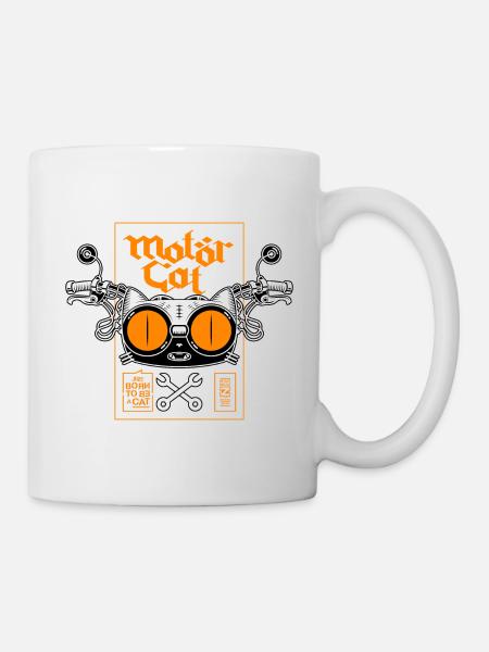 MOTORCAT 02 - Mug blanc - blanc