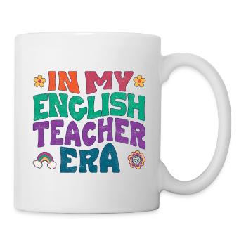 In my English teacher era - Mug - white - Right