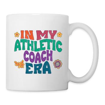 In my athletic coach era - Tasse - Weiß - Rechts