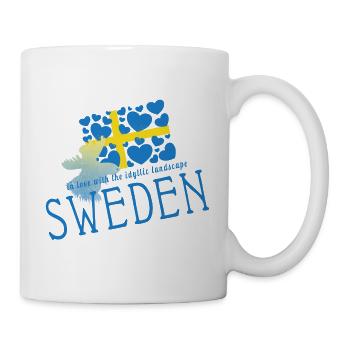 Schweden Sverige Suède - Mug blanc - blanc - Droite