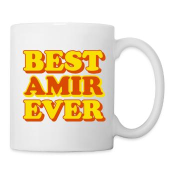 Amir Prénom Cadeau drôle - Mug blanc - blanc - Droite