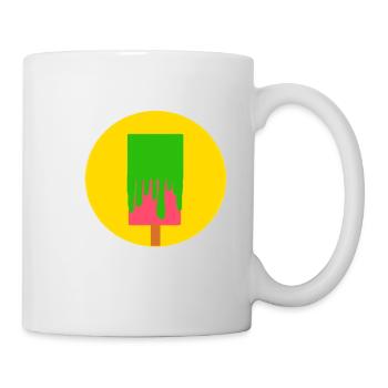 Eis am Stiel Popsicle - Mug blanc - blanc - Droite