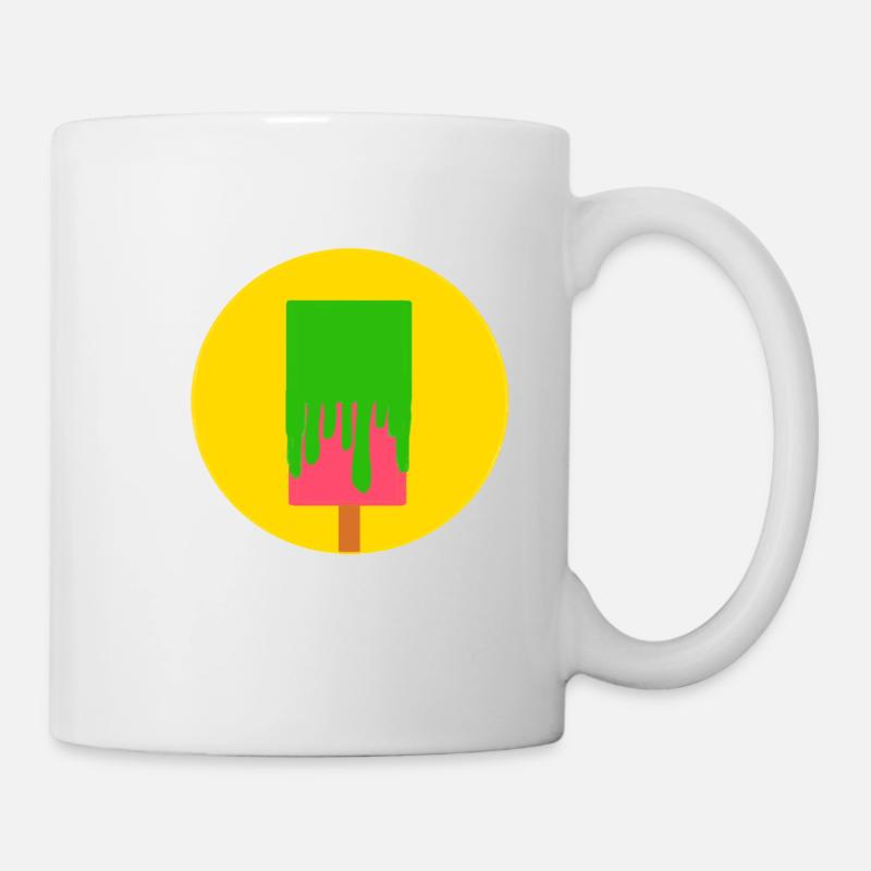Eis am Stiel Popsicle - Tasse - Weiß
