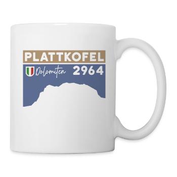 Sasso Piatto, Altitude, Via Ferrata Hike, Dolomites - Mug - white - Right