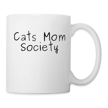 Cats Mom Society - Tasse - Weiß - Rechts