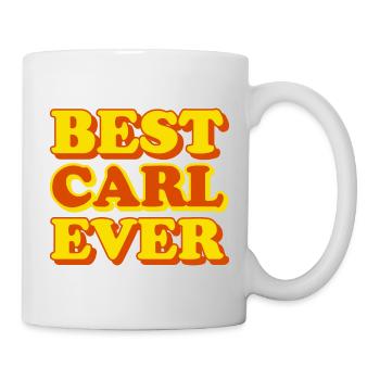 Carl Vorname Witziges Geschenk - Tasse - Weiß - Rechts