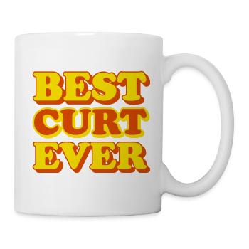 Curt Prénom Cadeau drôle - Mug blanc - blanc - Droite