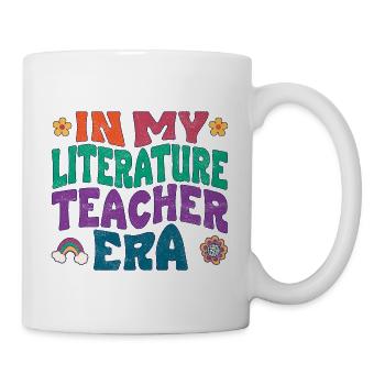 In my Literature Teacher era - Mug - white - Right