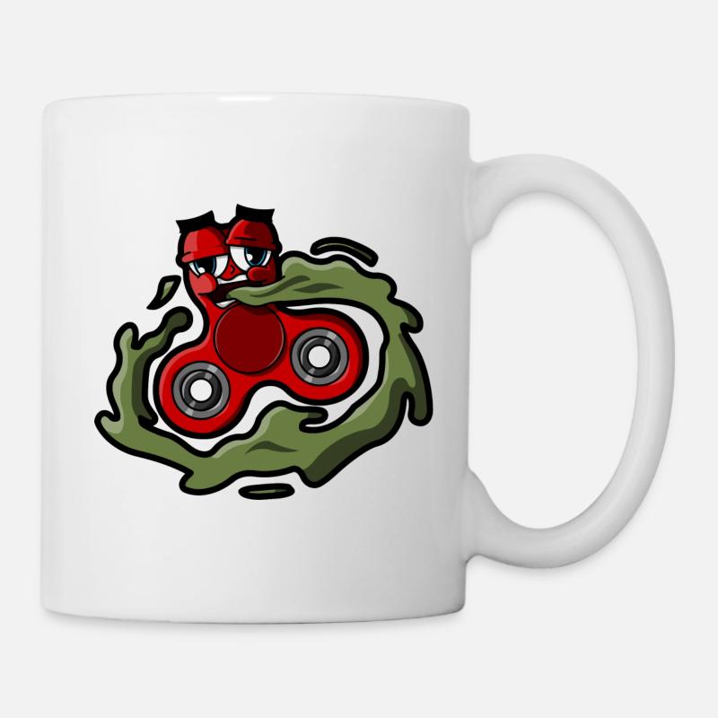 Sick Fidget Spinner - Tasse - Weiß