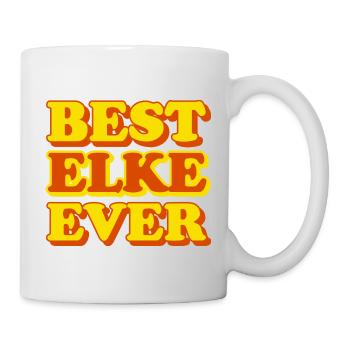 Elke Vorname Lustiges Geschenk - Tasse - Weiß - Rechts