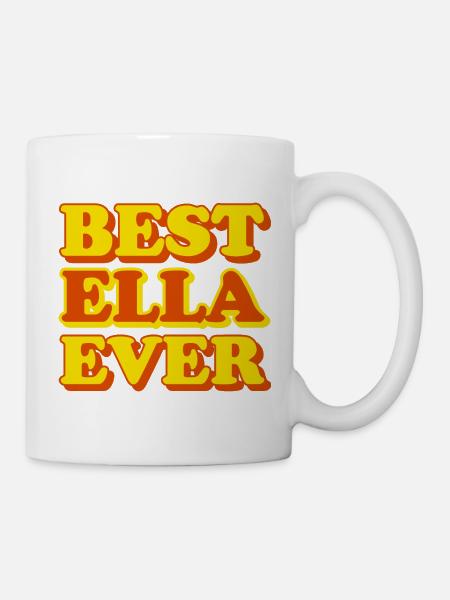 Ella Vorname lustiges Geschenk - Tasse - Weiß