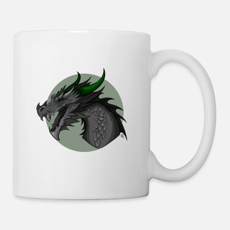 Drache - Tasse - Weiß
