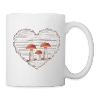 Mushroom picker loves mushroom time - Mug - white - Right