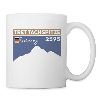 Trettachspitze Überschreitung Bergtour Wandern - Tasse - Weiß - Rechts