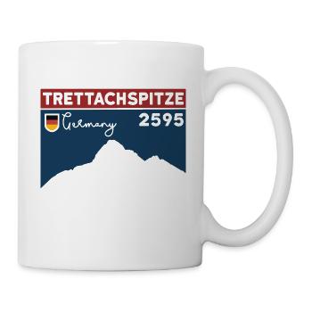Trettachspitze Überschreitung Bergtour Wandern - Tasse - Weiß - Rechts