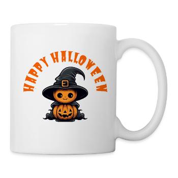 Happy halloween - Tasse - Weiß - Rechts