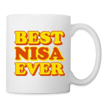 Nisa Prénom Cadeau Drôle - Mug blanc - blanc - Droite