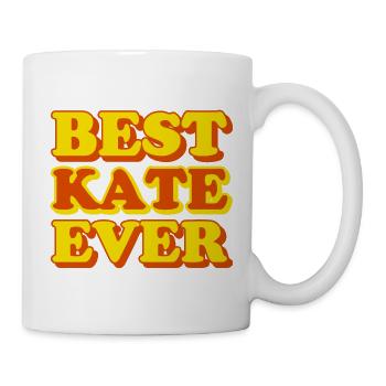 Kate Prénom Drôle de cadeau - Mug blanc - blanc - Droite