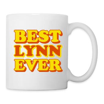 Lynn Vorname lustiges Geschenk - Tasse - Weiß - Rechts