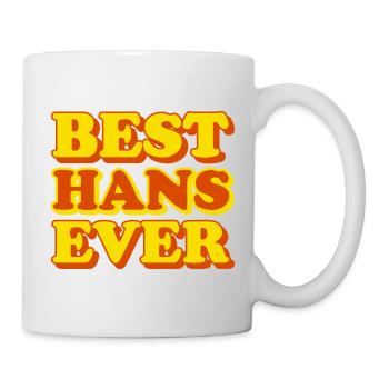 Hans Prénom Drôle de cadeau - Mug blanc - blanc - Droite